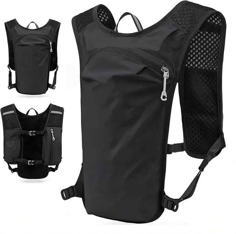 Cycling Running Hydrating Vest Ultralight Breathable Hydrating Backpack Bicycle Water Bag Outdoor Hiking Marathon Sports Vest