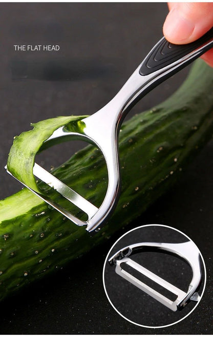 Stainless Steel Vegetable Peeler Potato Peeler Multifunctional Carrot Grater Fruit Tools Kitchen Accessories Gourmet Pelador Bar