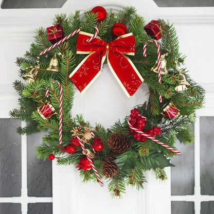 Acrylic Candy Cane Pendant Xmas Tree Twisted Crutch Hanging Ornament Happy New Year Christmas Party Home Decoration Red Green
