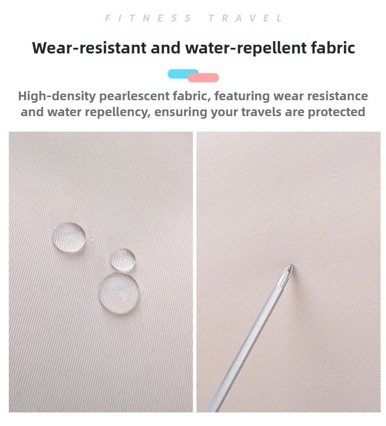 Multifunctional Large Capacity Handbag Waterproof Outdoor Travel Daypack with Wet Dry Shoe Compartment Trendy Fitness Sports Bag