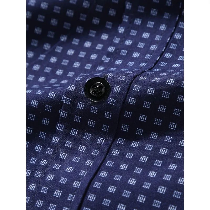 Bolubao Men Shirt Brand New Men's Fashion Polka Dot Long Sleeve Elastic Shirt Four Season Smart Casual Male Shirts