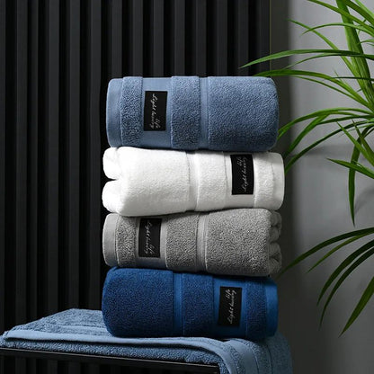 Pure Cotton Microfiber Soft Absorbent Hand Towel Adult Face Wash Bathroom Household Quick-Drying Absorbent Towel 35x75cm