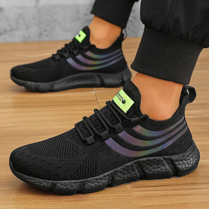 Tênis Esportivo Masculino Casual Leve Respirável Antiderrapante Calçados para Corrida e Caminhada ao Ar Livre Tênis Esportivo para Jogging