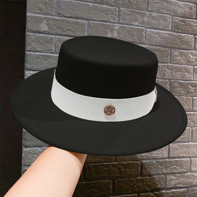 primavera outono moda praia 2025 Chapéu feminino fedora capela elegante Chapéu Panamá masculino fascinator Foto de casamento feltro Bowler novo
