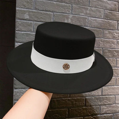primavera outono moda praia 2025 Chapéu feminino fedora capela elegante Chapéu Panamá masculino fascinator Foto de casamento feltro Bowler novo