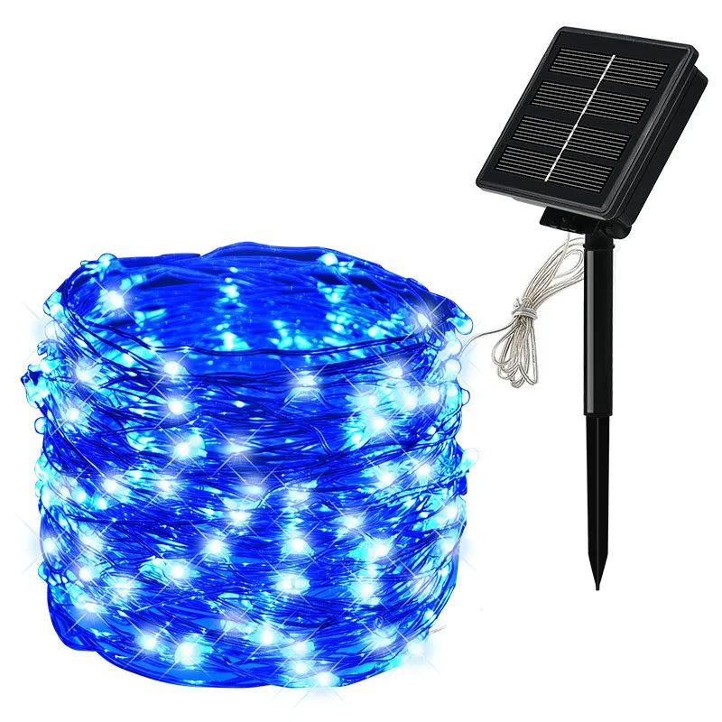 7M/12M/22/32M Solar Led Fairy Light Outdoor Festoon Led Waterproof Garland String Lights Christmas Party Garden Solar Lamp Decor