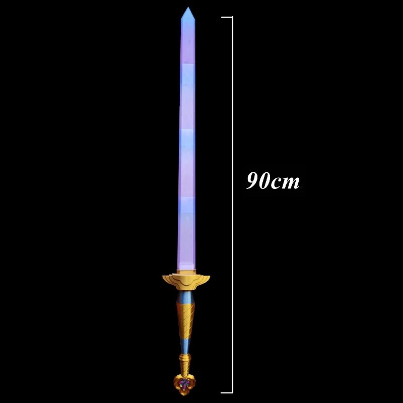 Kpop Rumi Sword With Symbol Outfits Demon Roleplay Hunters Sword Cosplay Prop Women Men Halloween Carnival Costume Accessories