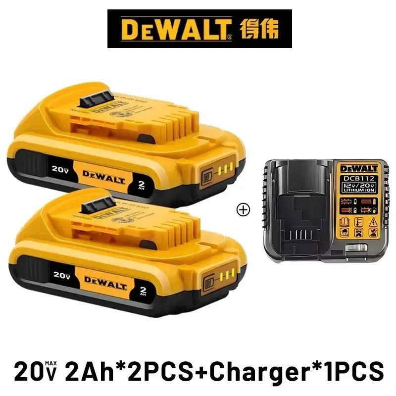 DEWALT Bateria 20V 6AH recarregável de íon de lítio carregador DCB118 Parafusadeira Furadeira Elétrica sem escovas DCD805 ferramenta elétrica