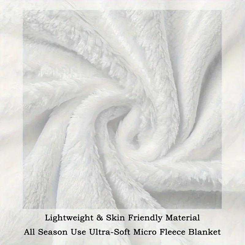 Heavyweight  Flannel | Festive Gift Selectio | Soft and delicate | Keep warm | Room Decor Blanket, Camping Stuff