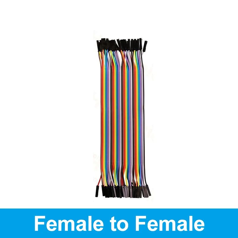 40PIN Jumper Dupont Wire  10CM 20CM 30CM 40CM Dupont Line Male To Male Female To Male Female To Female Cable for Arduino DIY KIT