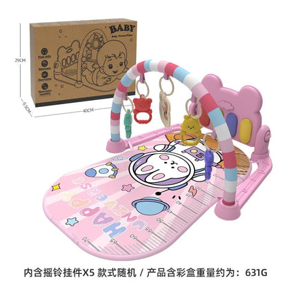 Ginásio de Atividades Musical para Bebês, Tapete de Piano para Engatinhar, Brinquedos, Cobertor de Atividades para Recém-Nascidos, Almofada de Jogo com Pedais, Educação Infantil, Presentes de 0 a 36 Meses