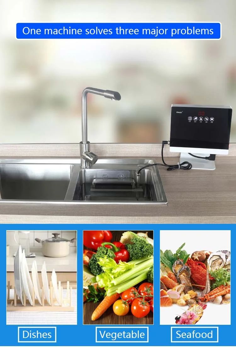 New ultrasonic dishwasher portable household small installation-free dishwasher automatic cleaning machine 110V/220V