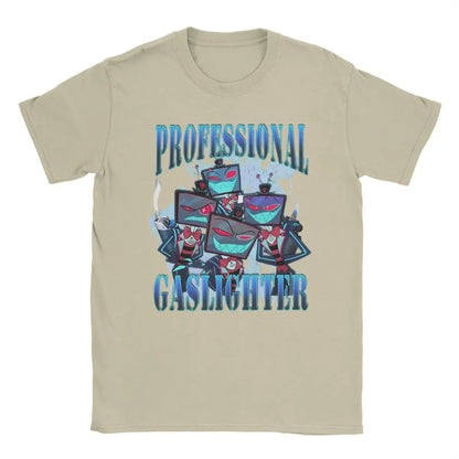 T-Shirt Vox Professional Gaslighter Hazbins Hotels Crazy Tees Short Sleeve T Shirts O Neck Tops Printed Women Clothing