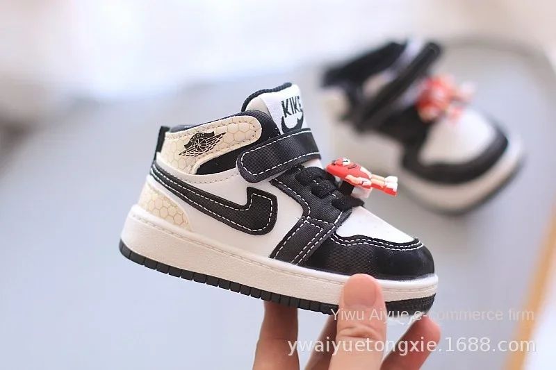 Boots Baby Girls Sneakers Board Shoes Cartoon Prints Soft Bottom Non-slip Children Casual Walking Shoes Boy Kids Children Shoes