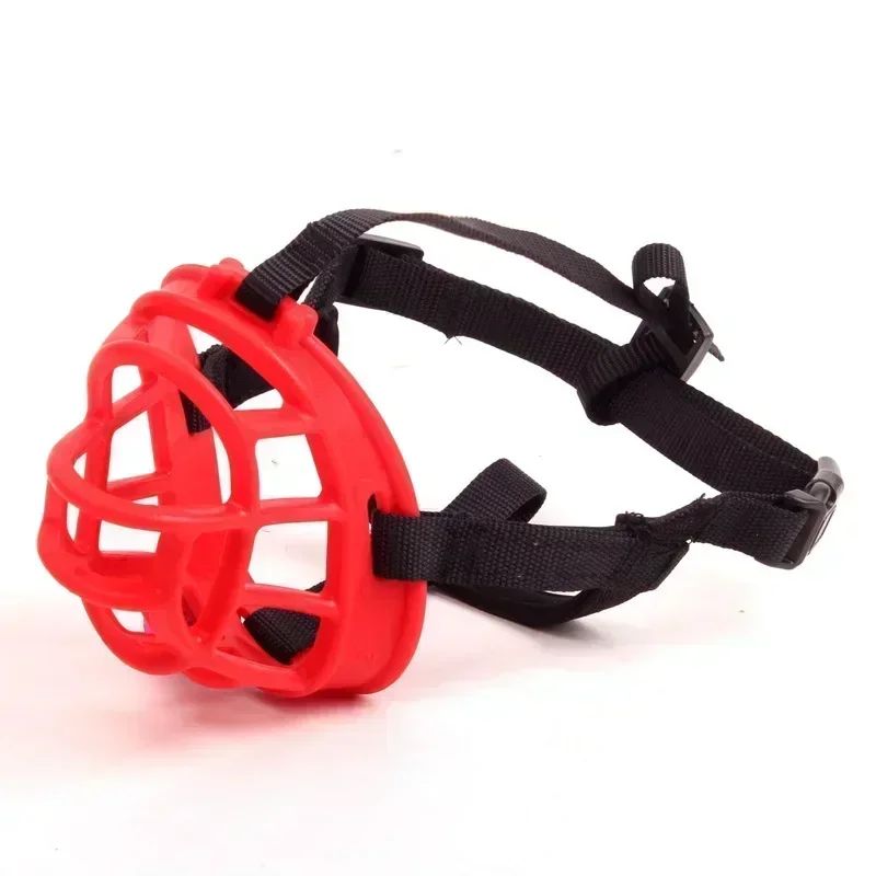 Breathable Basket Dog Muzzle Anti-biting Chewing Mask  Soft Silicone Pet Dog Muzzle  Durable Strong Mask pet Dog Supplies