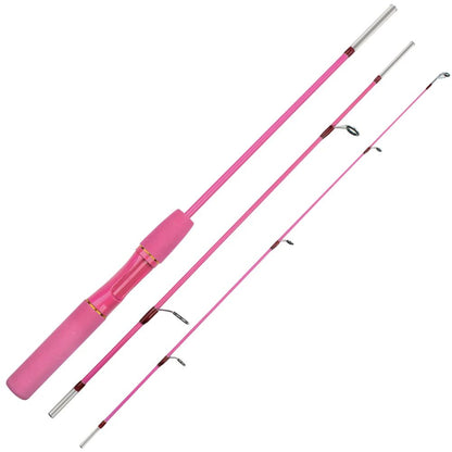 DNDYUJU 1.5M Children Fishing Lure Rod Beginner Fishing Pole Cute Rod Include Spinning Reel Pink Green Available Children'sGift