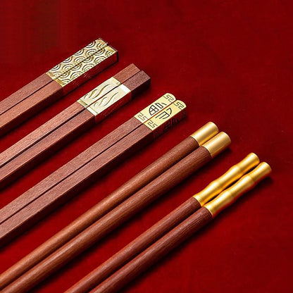 5/6/8/10 Pares Hashis Reutilizáveis Talheres Hashis Japoneses Artesanais de Madeira Natural Hashis de Sushi Hashis de Madeira Antiderrapantes Fáceis