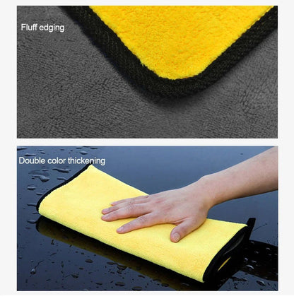 10/5/3Pcs Car Wash Microfiber Towel 30*30CM Car Cleaning Drying Cloth Care Cloth Car Wash Towel Kitchen Towel