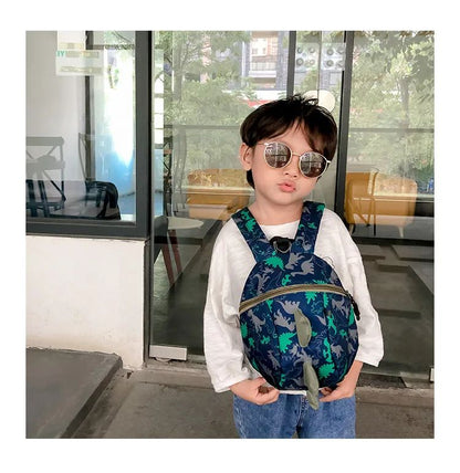 Cute Dinosaur Baby Safety Harness Backpack Toddler Anti-lost Bag Children comfortable Schoolbag toddler anti lost wrist link