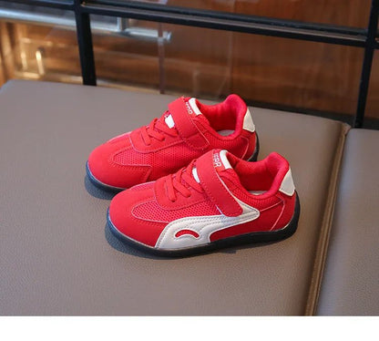 Children Sneakers Autumn New Soft Sole Lightweight Non Slip Girls Running Shoes Fashion Cross Tied Comfortable Boys Casual Shoes