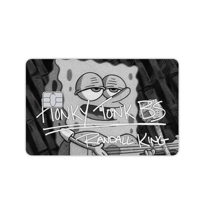 Bob Esponja Crachá Adesivo DIY Decore Exquisito Cartão de Banco Casal Estudante Material Escolar Decalques Patch Documentos Presente de Aniversário