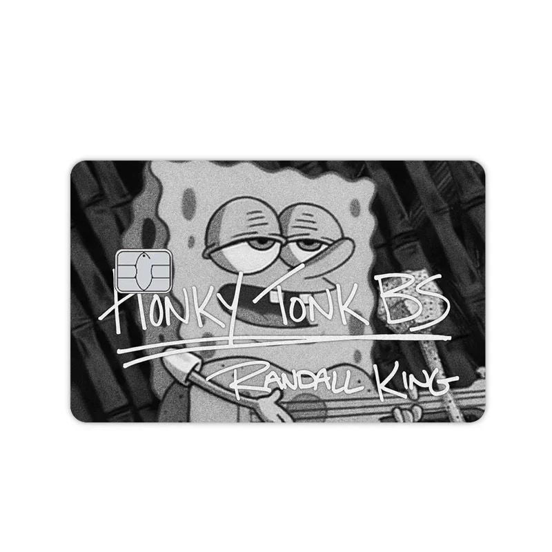 Bob Esponja Crachá Adesivo DIY Decore Exquisito Cartão de Banco Casal Estudante Material Escolar Decalques Patch Documentos Presente de Aniversário