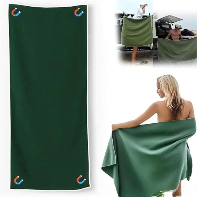 Beach Towel Bath Magnetic Beach Towel Towel During Beach Trips and Camping Magnetic Bath Towel Towel