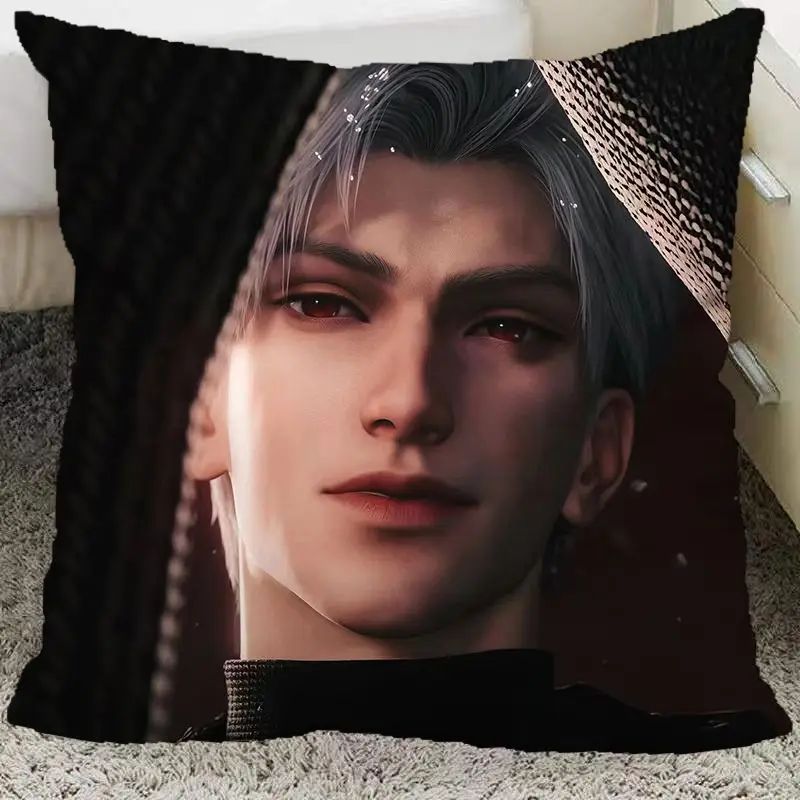 Game Love and Deepspace Sylus Pillow and Pillowcase Double Sided Pattern Throw Pillows 40x40cm