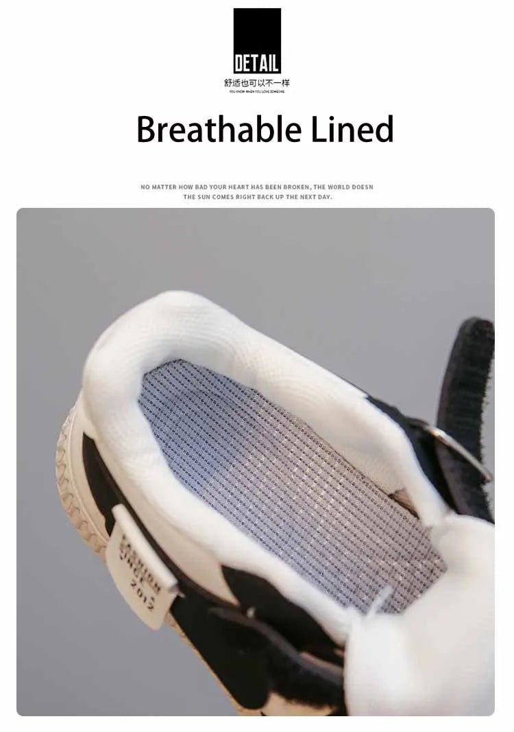 Children's 2023 New Design Sneakers Boys Fashion Sport Shoes Girls Casual Shoes Breathable Non-slip Student Shoes Kids Footwears