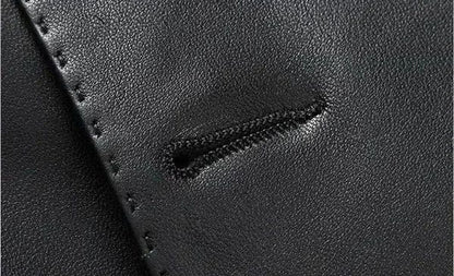 Thin Men's Suit Jackets Coat Short Cropped Male Blazer Leather Slim Fit Premium Simple Breasted New In Fashionable Elegant