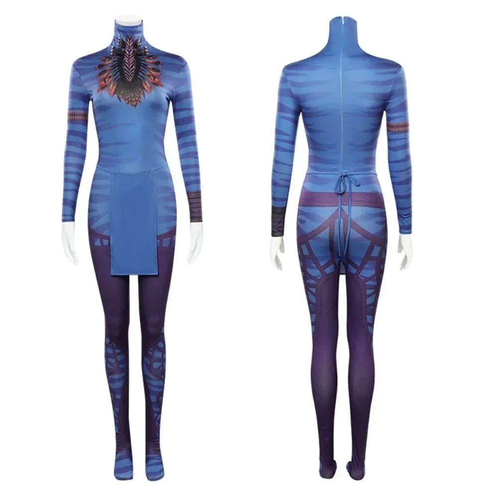 Movie Avatar Jake Sully Cosplay  Neytiri Costume 3D Printing Jumpsuits Women Men Zentai Bodysuit Halloween Carnival Party Suit