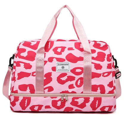 New Large Capacity Sports Bags Oxford Dry And Wet Items Travel Bags Thickened Fabric Waterproof Single Shoulder Backpack