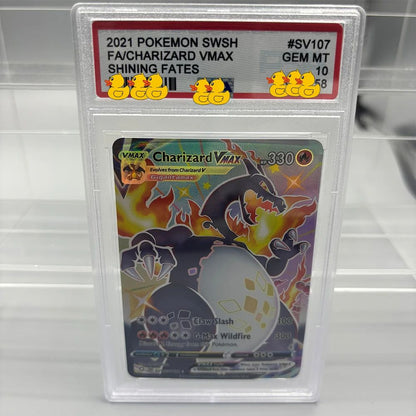 DIY PTCG Rating Card Collection Card 2021 SWSH FA/RAYQUAZA V MEWTWO ex Copy 10Points Rating Card Anime Game Gift