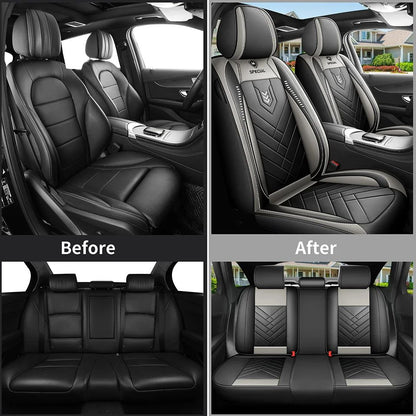 Car Seat Cushion Four Seasons Universal Artificial Leather Seat Cover 2026 Newly Upgraded Waterproof Seat Cover car accessories