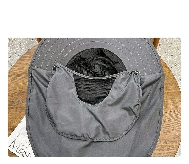 Outdoor UV Protection Bucket Hat – Sun Hat with Neck Flap for Hiking, Fishing & Camping