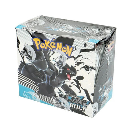 Novos jogos 4-36Pacote de Cartas Pokémon em Inglês Caixa de Booster Black Bolt White Flare Cartas de Batalha Pokémon Troca de Jogo Presente