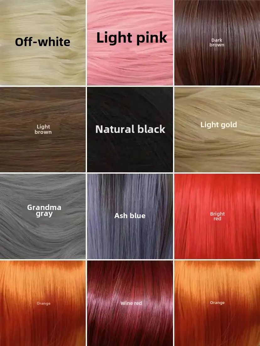 QQXCAIW Peruca Colorida Longa Lisa Sintética Branca Roxa Preta para Cosplay 80cm para Homens e Mulheres