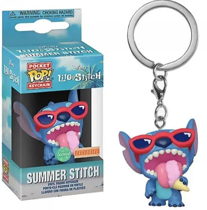 Chaveiros Funko POP 2025 Dragon Ball Star Wars Homem Aranha Attack on Titan Levi Boneco STITCH Rick Kurama Todoroki