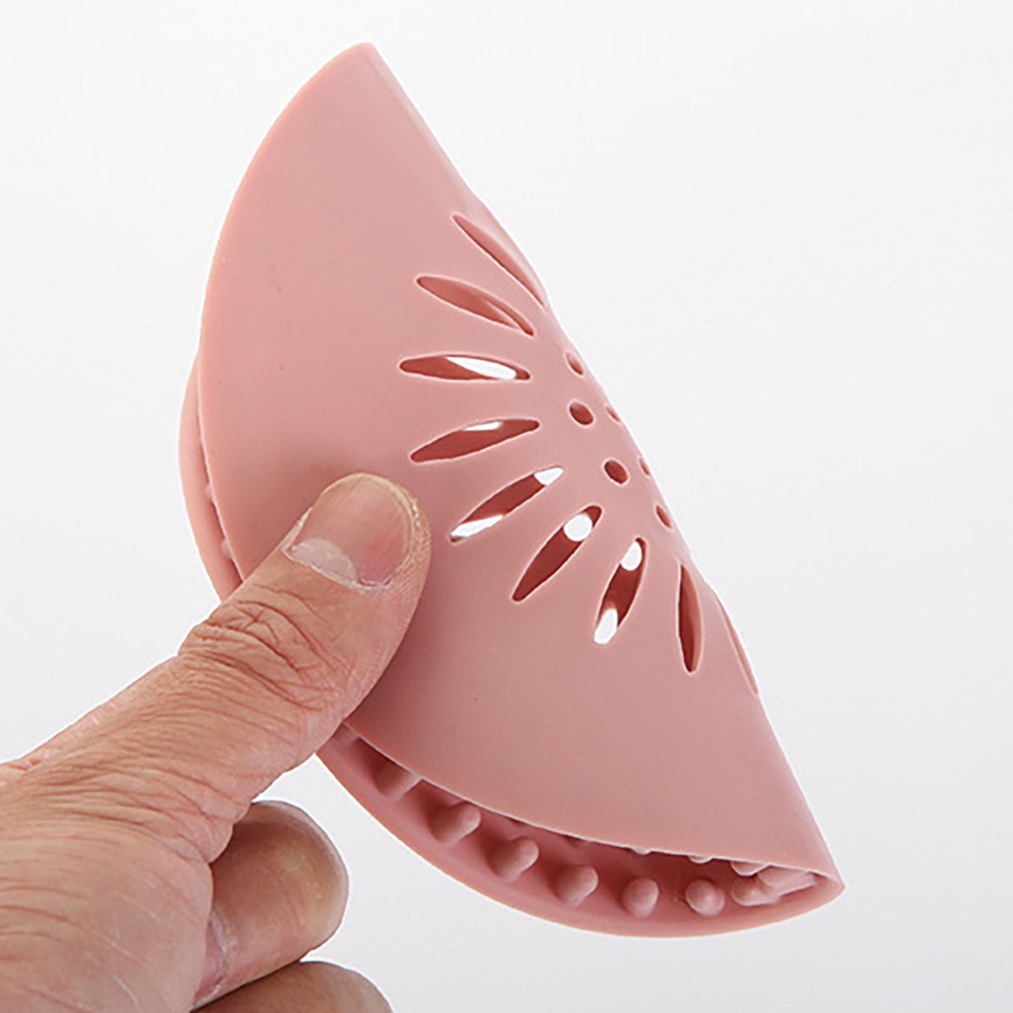 Silicone Drain Hair Catcher with Suction Cup Shower Bathtub Drain Strainer Hair Filter Drain Sink Strainer Bathroom Accessories