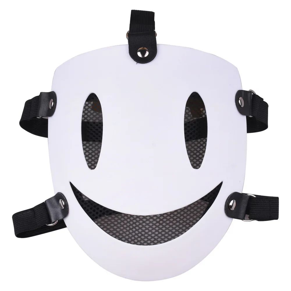 Anime High Rise Invasion Sniper Cosplay Mask Tenkuu Shinpan White Masks Japanese Samurai Costume Props For Carnival Party