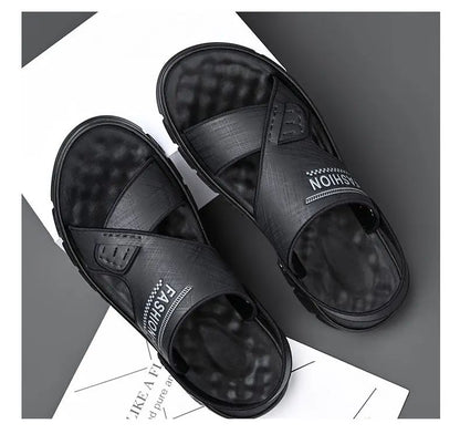 Hot Sale Men Sandals Casual Shoes Outdoor Walking Sandals for Men Beach Shoes Men Slippers Open Toe Flat Two Passes