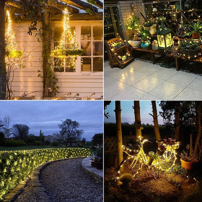 Ultra Long 1000LED Solar String Fairy Light Outdoor Copper Waterproof Christmas Garland Decoration Garden Party 100M/50M/10M/5M