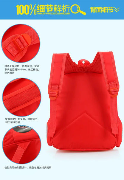 Mochila Escolar Infantil 3D Formato Carro Desenho Animado Carros Disney Série 95 Grande Capacidade Presentes Surpresa para Meninos e Meninas