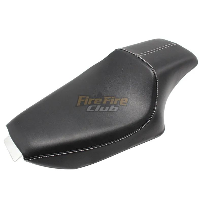 Banco de Couro PU para Motocicleta, Assento Dianteiro e Traseiro para Piloto e Passageiro Harley Sportster XL iron 883 1200 48 Forty-eight 2004-2016