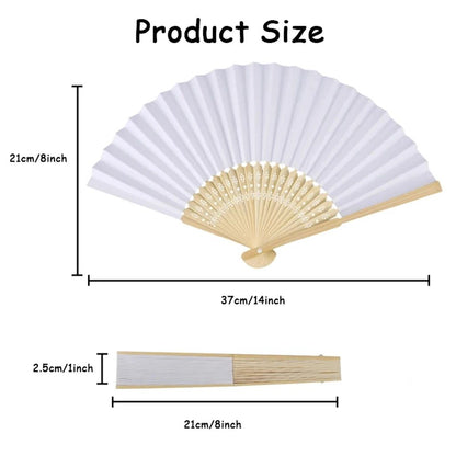 10-60Pcs Personalized Engraved Multicolor Folding Silk Hand Fan with Organza Gift Bag Wedding Party Supplies Bulk Purchase Boda