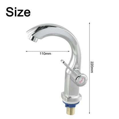 Torneira para Pia de Banheiro com Filtro de Água ABS Misturador Monocomando Furo Único Apenas Água Fria para Banheiro e Cozinha Montagem em Mesa