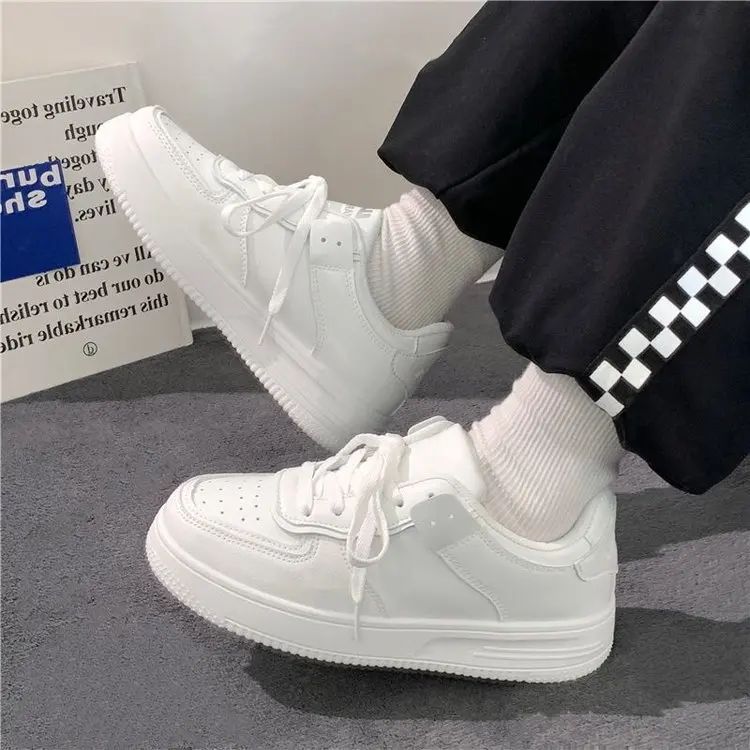 Tennis Sneakers Woman Spring Autumn Sports Board Shoes Fashion Comfort Colorful Casual Academy Style Little White Shoes Female