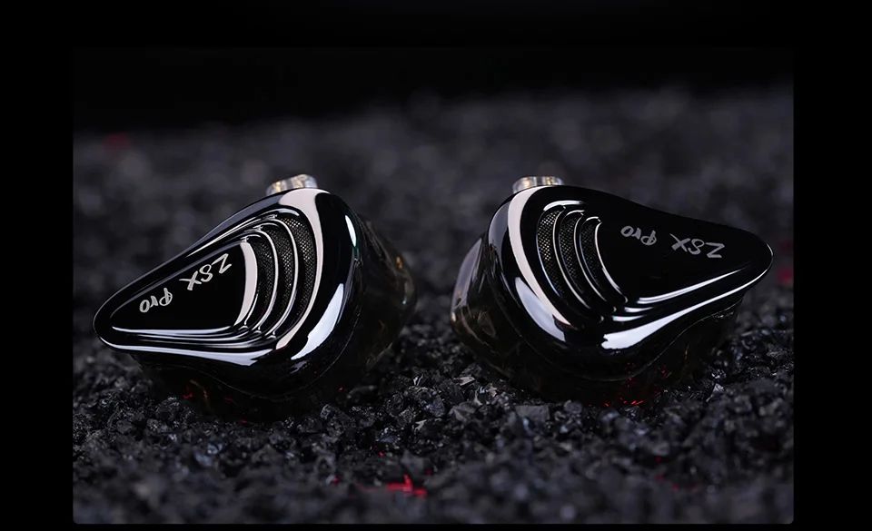 KZ ZSX Pro 5BA+1DD 12mm Drive Hybrid Drive Unit Earphones HIFI Music Earbuds Sport Game Headsets 2PIN Replaceable Cable ZSXPRO