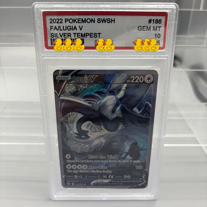 DIY PTCG Rating Card Collection Card 2021 SWSH FA/RAYQUAZA V MEWTWO ex Copy 10Points Rating Card Anime Game Gift