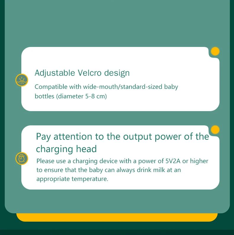 USB Baby Milk Bottle Thermal Bag Universal Digital Display Nursing Bottle Heater Portable Baby Milk Heat Keeper for Traveling